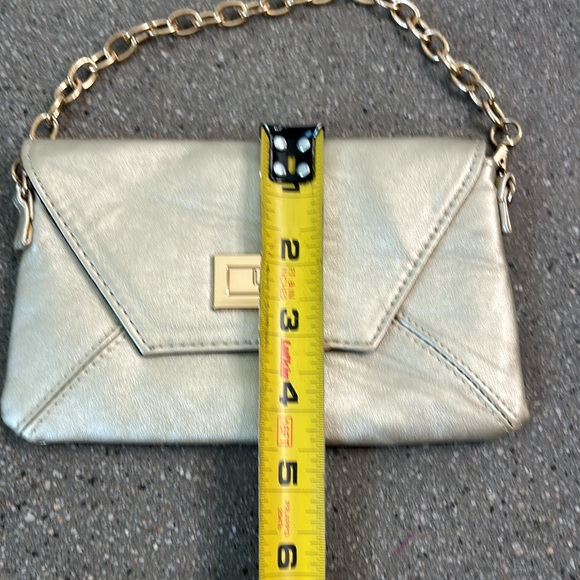 For your eyes only gold envelope evening wristlet purse - Picture 5 of 11